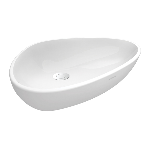 Chậu rửa lavabo treo tường và chân lửng Viglacera CD50 (V50) (600x420x165 mm) - Image 4
