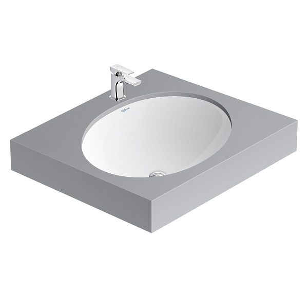 Chậu rửa lavabo treo tường Viglacera V523 - Image 3