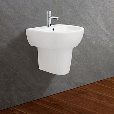 Chậu rửa lavabo treo tường Viglacera VI5 (560x475x203mm) - Image 3