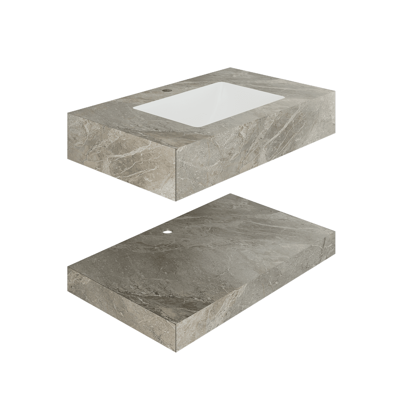 Chậu rửa lavabo treo tường Viglacera VI5 (L567*W471*H472mm) - Image 5