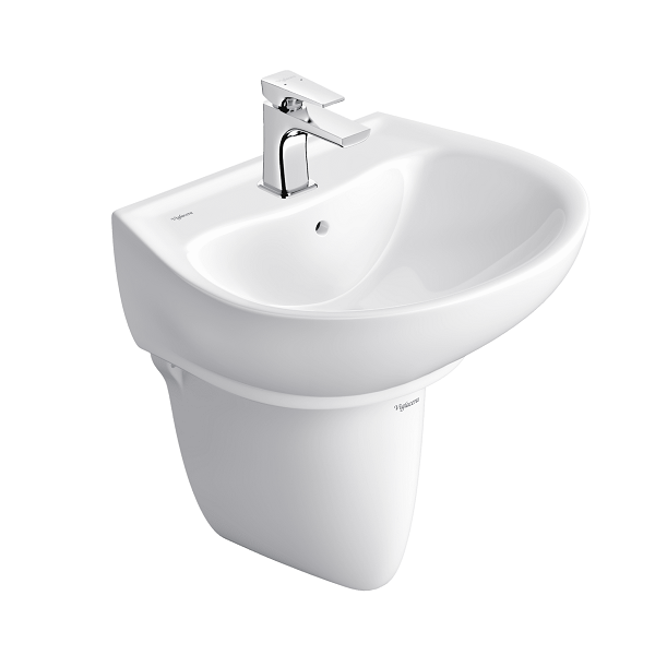 Chậu rửa lavabo Viglacera V24 (415x381x160mm) - Image 5