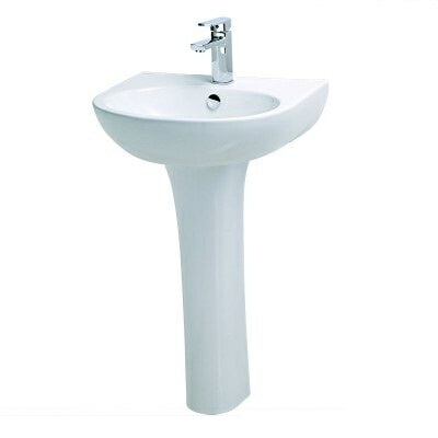 Chậu rửa mặt chân đứng Caesar L2140-P2445