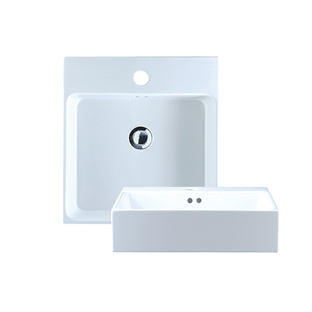 Chậu rửa mặt chân đứng Caesar L2152-P2445 - Image 3