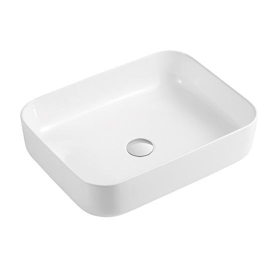 Chậu rửa mặt chân lửng Basic BSA-501 - Image 5