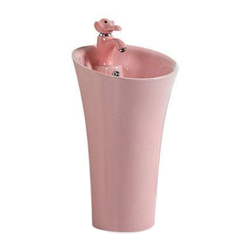 Chậu rửa mặt dành cho trẻ em bàn đá vuông (5 màu sắc) - Image 5