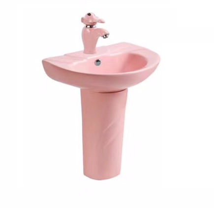 Chậu rửa mặt dành cho trẻ em màu xanh nước biển MKV-087 (Giá chưa vòi - 5 màu sắc) - Image 3