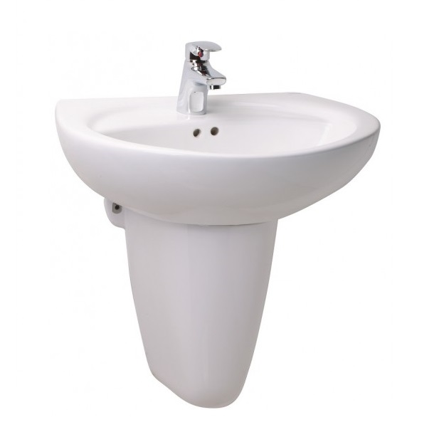 Chậu rửa mặt lavabo âm bàn CAESAR L5115 - Image 3