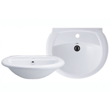 Chậu rửa mặt lavabo âm bàn CAESAR L5125 - Image 6