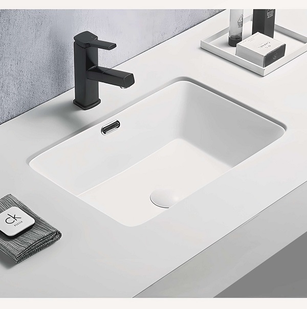 Chậu rửa mặt lavabo bán âm bàn HANJIN HJ-719 - Image 3