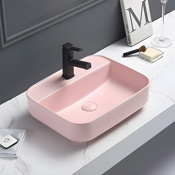 Chậu rửa mặt lavabo bán âm bàn HANJIN HJ-719 - Image 5
