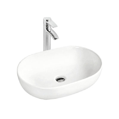 Chậu rửa mặt lavabo bán âm Clara CB-1119 (505x455x155mm) - Image 4