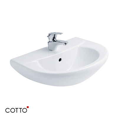Chậu rửa mặt lavabo bán âm COTTO C022607 - Image 6