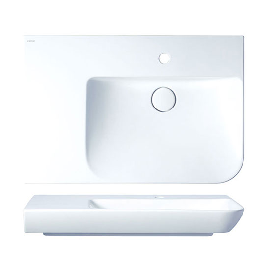Chậu rửa mặt lavabo chân dài CAESAR L2150 P2440 - Image 5