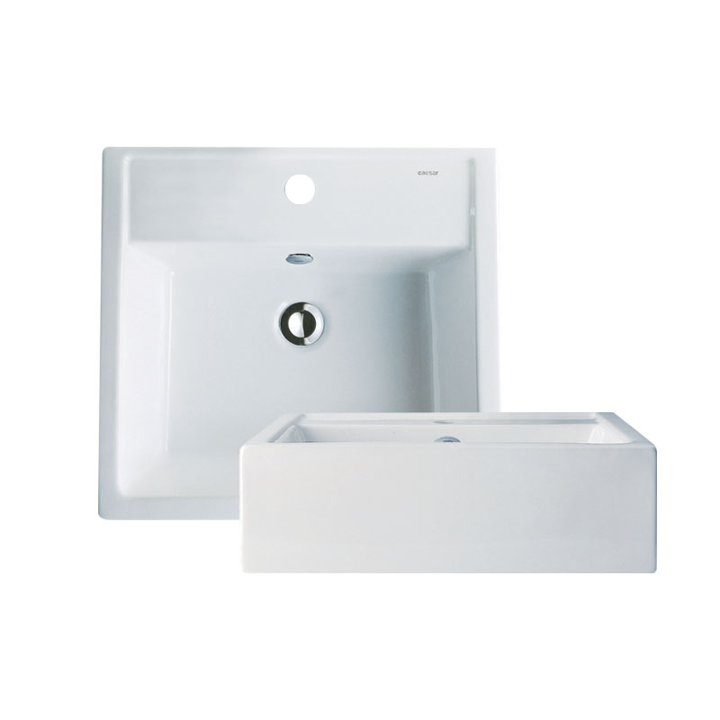 Chậu rửa mặt lavabo chân dài CAESAR L2155 P2440 - Image 3