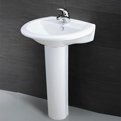 Chậu rửa mặt lavabo chân dài CAESAR L2360 P2437