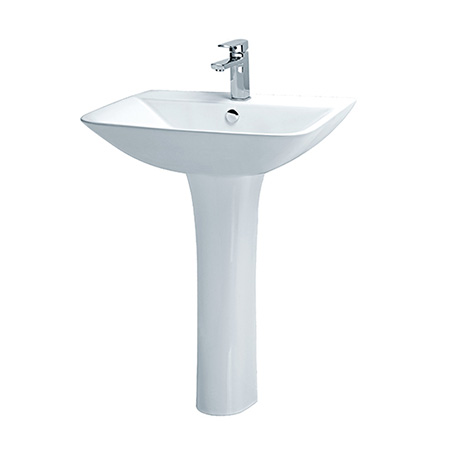 Chậu rửa mặt lavabo chân dài CAESAR L2365-P2445