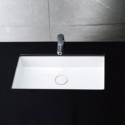 Chậu rửa mặt lavabo chân dài CAESAR L2365-P2445 - Image 3