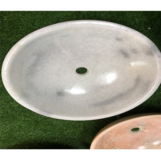 Chậu rửa mặt lavabo chân đứng đá cuội Tây Bắc LC02 - Image 6