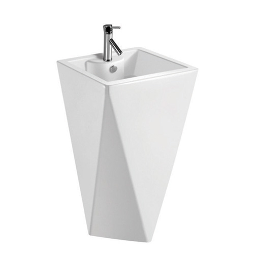 Chậu rửa mặt lavabo chân đứng Royal Join RA-203 (49x49x82cm) - Image 6
