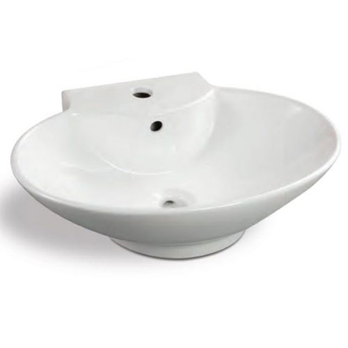 Chậu rửa mặt lavabo chân đứng Royal Join RA-209A (410x410x840mm) - Image 4