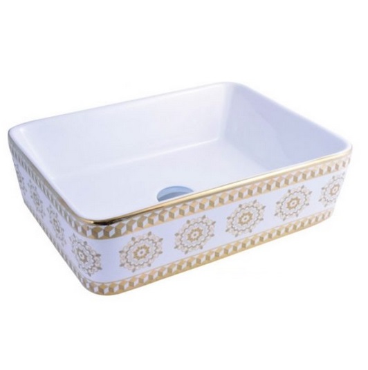 Chậu rửa mặt lavabo chân đứng Royal Join RA-211 (480x430x820mm) - Image 3
