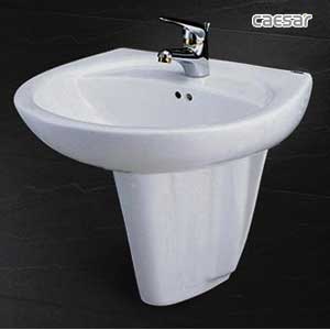 Chậu rửa mặt lavabo chân lửng CAESAR L2220 P2436