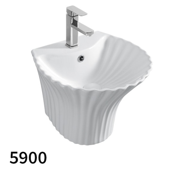 Chậu rửa mặt lavabo chân lửng Kolni 5300C - Image 5