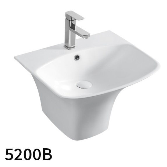 Chậu rửa mặt lavabo chân lửng Kolni 5300D - Image 6