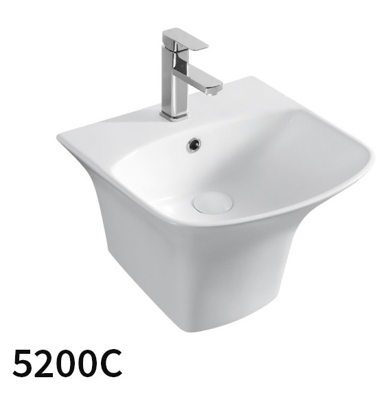 Chậu rửa mặt lavabo chân lửng Kolni 5300SE - Image 5