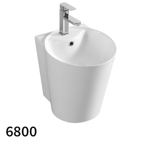 Chậu rửa mặt lavabo chân lửng Kolni 5500B - Image 6