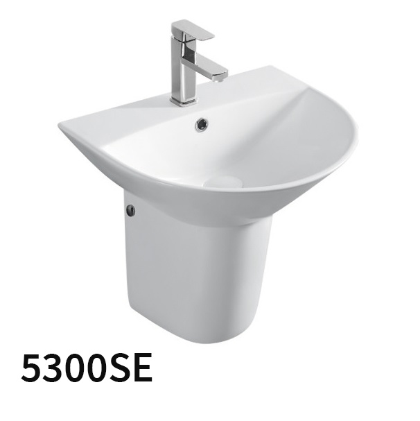 Chậu rửa mặt lavabo chân lửng Kolni 6800 - Image 5