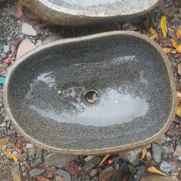 Chậu rửa mặt lavabo đá cuội tây bắc LC01-1 - Image 3