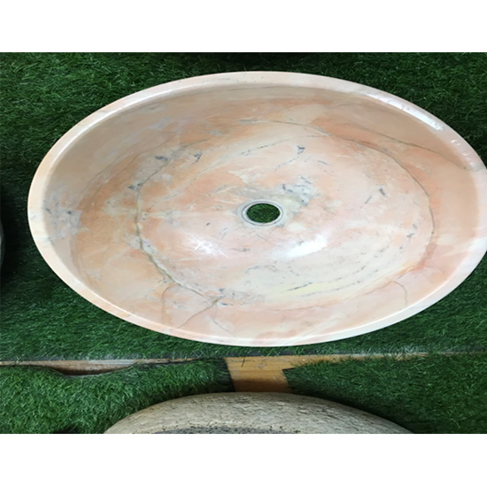Chậu rửa mặt lavabo đá cuội tây bắc LC05 - Image 3