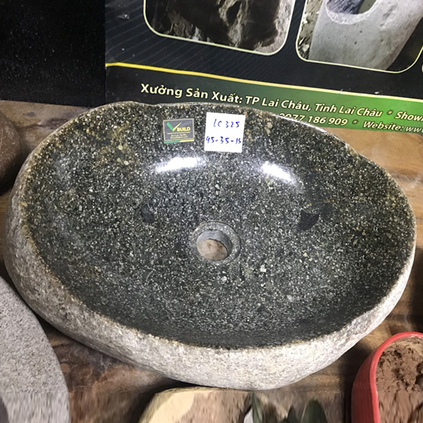 Chậu rửa mặt lavabo đá cuội Tây Bắc TB4842 - Image 3