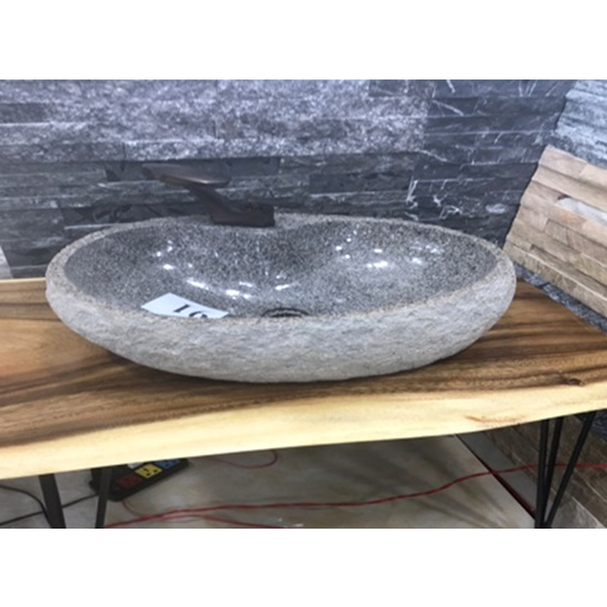 Chậu rửa mặt lavabo đá tự nhiên TN01 (41x41cm) - Image 6