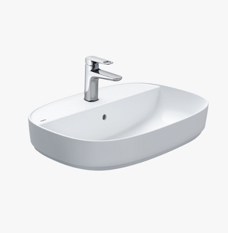 Chậu rửa mặt lavabo đặt bàn Inax AL-632V - Image 6