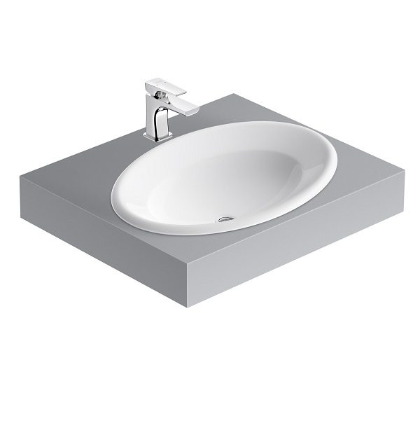 Chậu rửa mặt lavabo đặt bàn Viglacera Platinum P.22.680 - Image 4