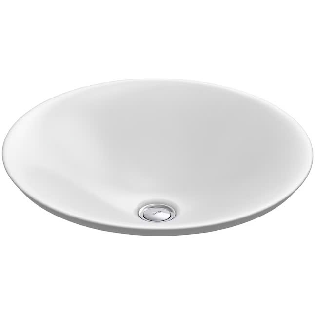 Chậu rửa mặt lavabo đặt bàn vuông thành mỏng màu đen Kohler Mica K-90011T-7 - Image 6