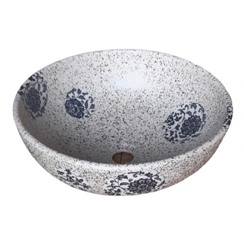 Chậu rửa mặt lavabo đặt trên bàn màu đen Miken MKC-4018 - Image 5