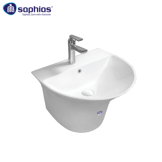 Chậu rửa mặt lavabo dương bàn Saphias TS-8007 - Image 6