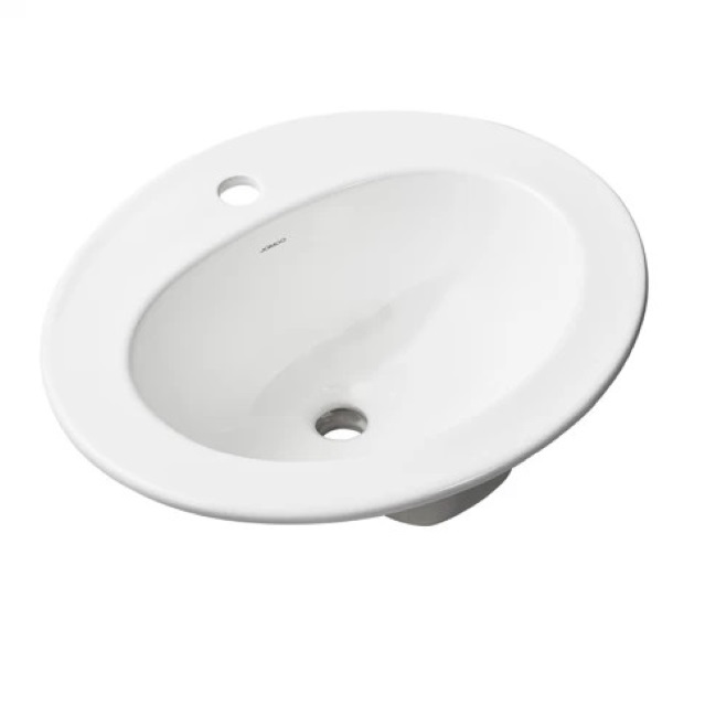 Chậu rửa mặt lavabo dương vành JOMOO 12681-1/01Z-I011 - Image 4