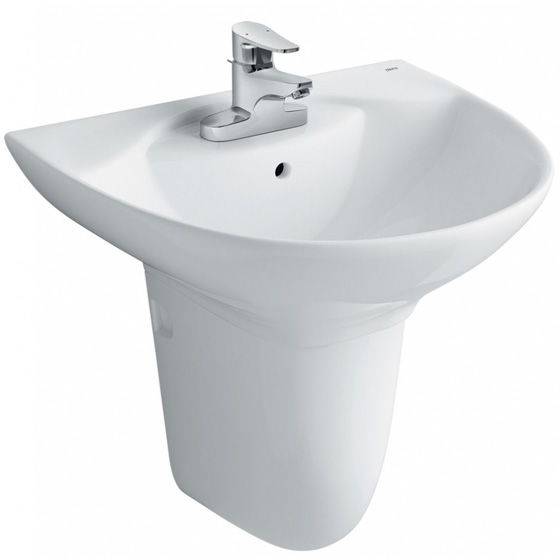 Chậu rửa mặt lavabo INAX AL-2395V (Kháng khuẩn) - Image 6