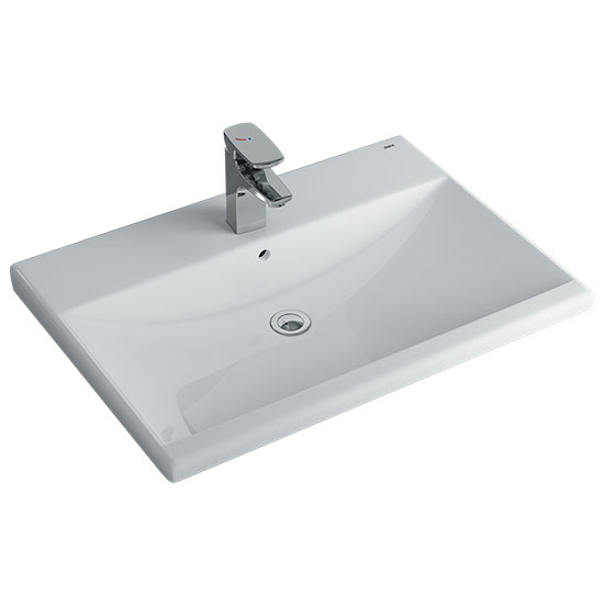 Chậu rửa mặt lavabo INAX AL-2396V (Kháng khuẩn) - Image 5