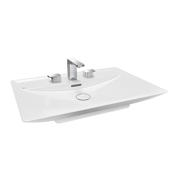 Chậu rửa mặt lavabo INAX AL-298V-L-298VD (Kháng khuẩn) - Image 3