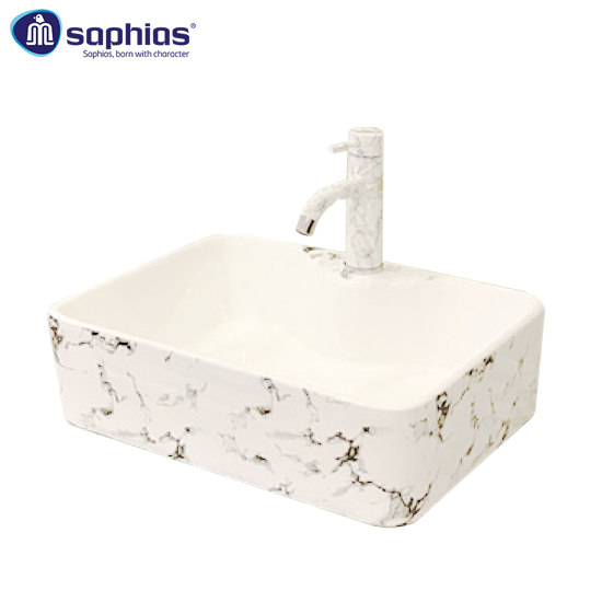 Chậu rửa mặt lavabo kèm chân Saphias TS-203L3-TS-203D - Image 5
