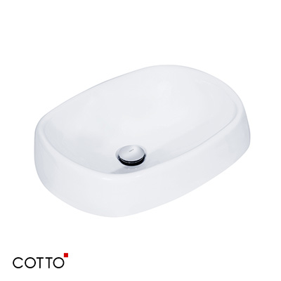 Chậu rửa mặt lavabo màu đen mờ COTTO C00342 MBK - Image 3