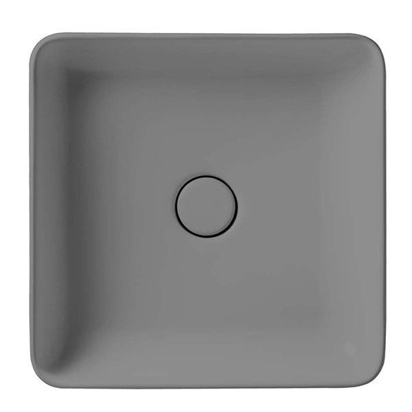 Chậu rửa mặt lavabo màu xám mờ COTTO C00341 MSL