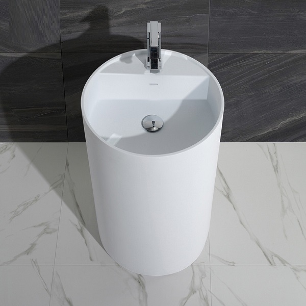 Chậu rửa mặt lavabo nghệ thuật chân đứng Miken MKC-6025 - Image 5
