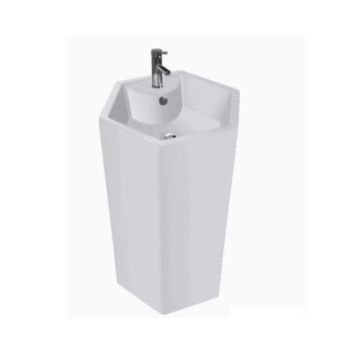 Chậu rửa mặt lavabo nghệ thuật chân đứng Miken MKC-6026 - Image 3