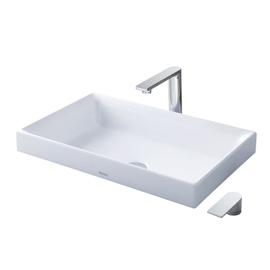 Chậu rửa mặt lavabo Toto màu trắng mờ LT1735#MW - Image 4